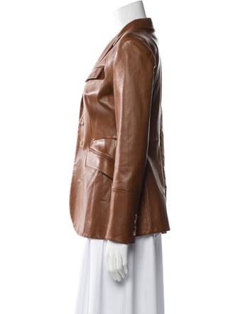 Ralph Lauren Purple Label Leather Blazer