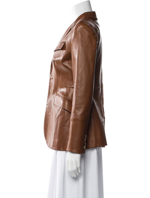 Ralph Lauren Purple Label Leather Blazer