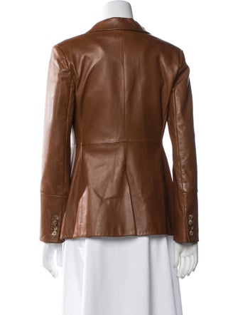 Ralph Lauren Purple Label Leather Blazer