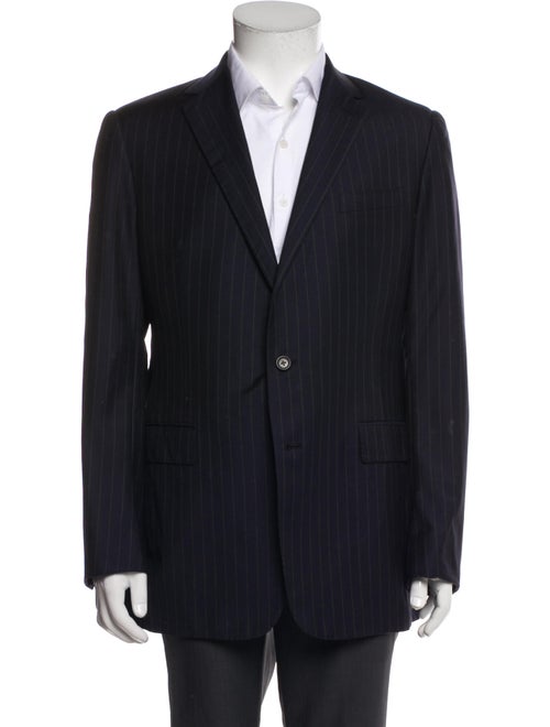 Ralph Lauren Purple Label Wool Striped Blazer