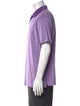 Ralph Lauren Purple Label Plaid Print Crew Neck Polo Shirt