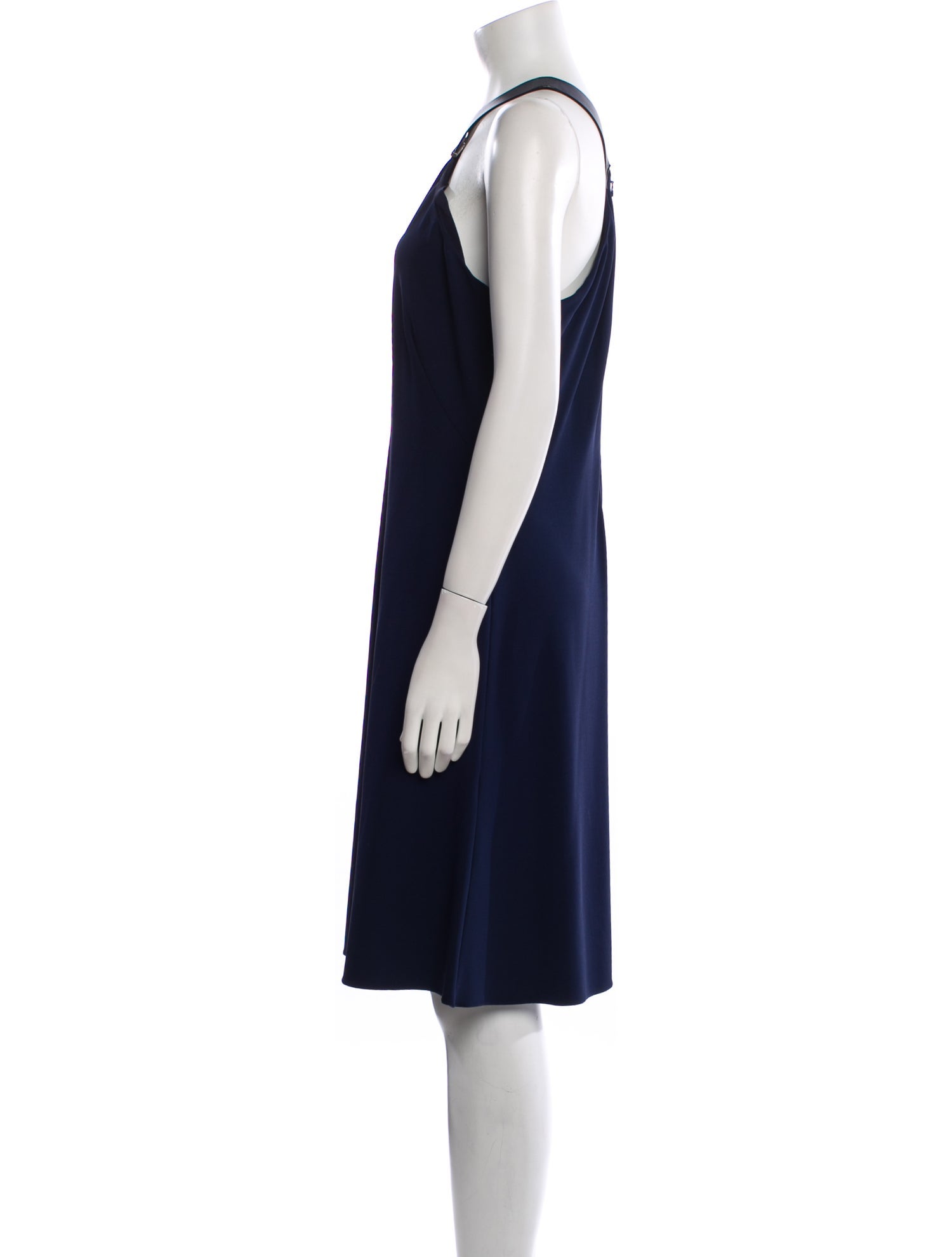 Ralph Lauren Purple Label Halterneck Knee-Length Dress