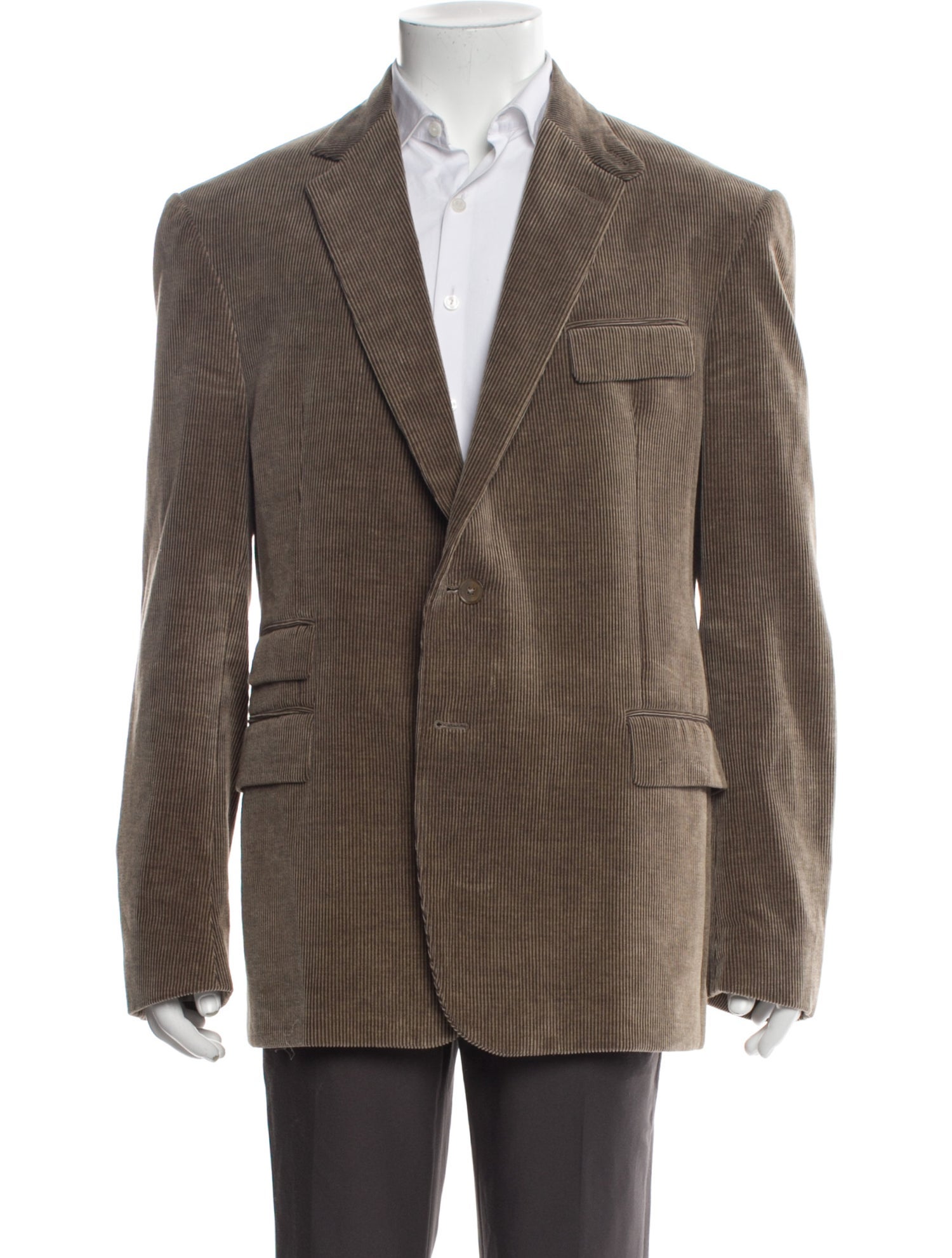 Ralph Lauren Purple Label Striped Coat