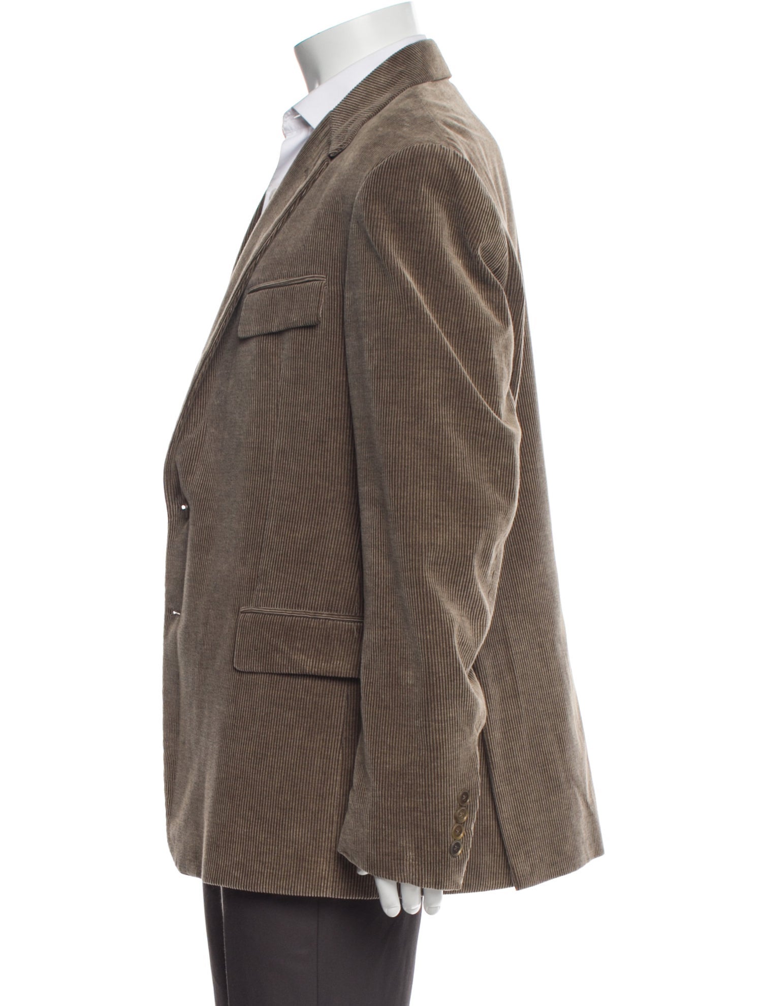 Ralph Lauren Purple Label Striped Coat