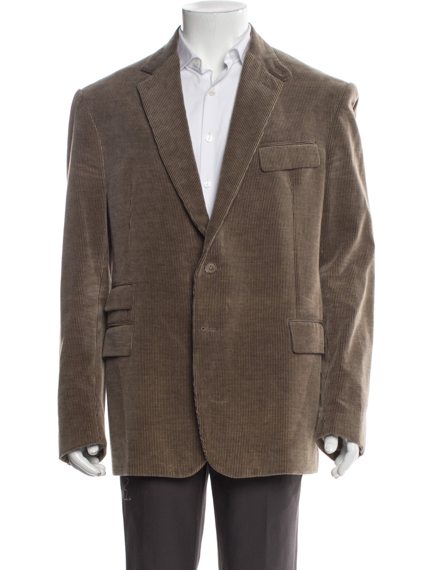 Ralph Lauren Purple Label Striped Coat