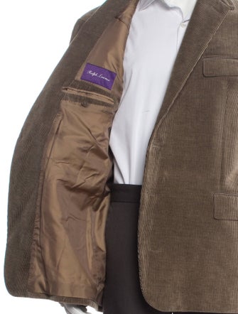 Ralph Lauren Purple Label Striped Coat