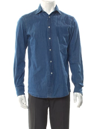 Ralph Lauren Purple Label Long Sleeve Denim Shirt