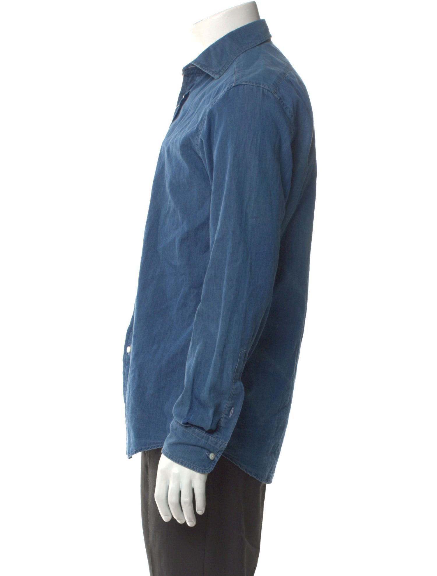 Ralph Lauren Purple Label Long Sleeve Denim Shirt