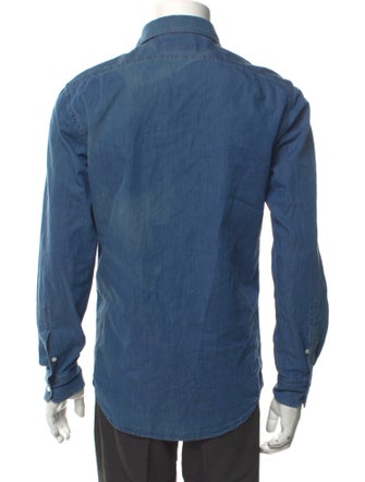 Ralph Lauren Purple Label Long Sleeve Denim Shirt