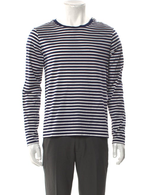 Ralph Lauren Purple Label Striped Crew Neck T-Shirt