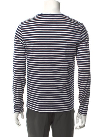 Ralph Lauren Purple Label Striped Crew Neck T-Shirt