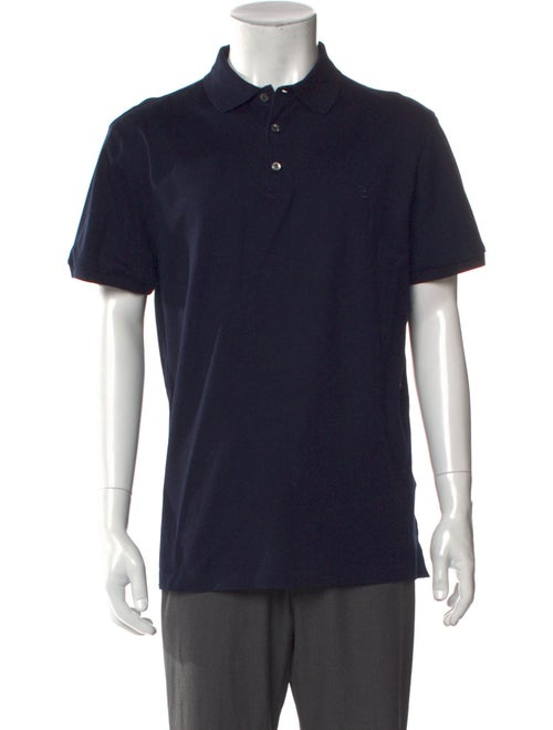 Ralph Lauren Purple Label Collar Short Sleeve Polo Shirt