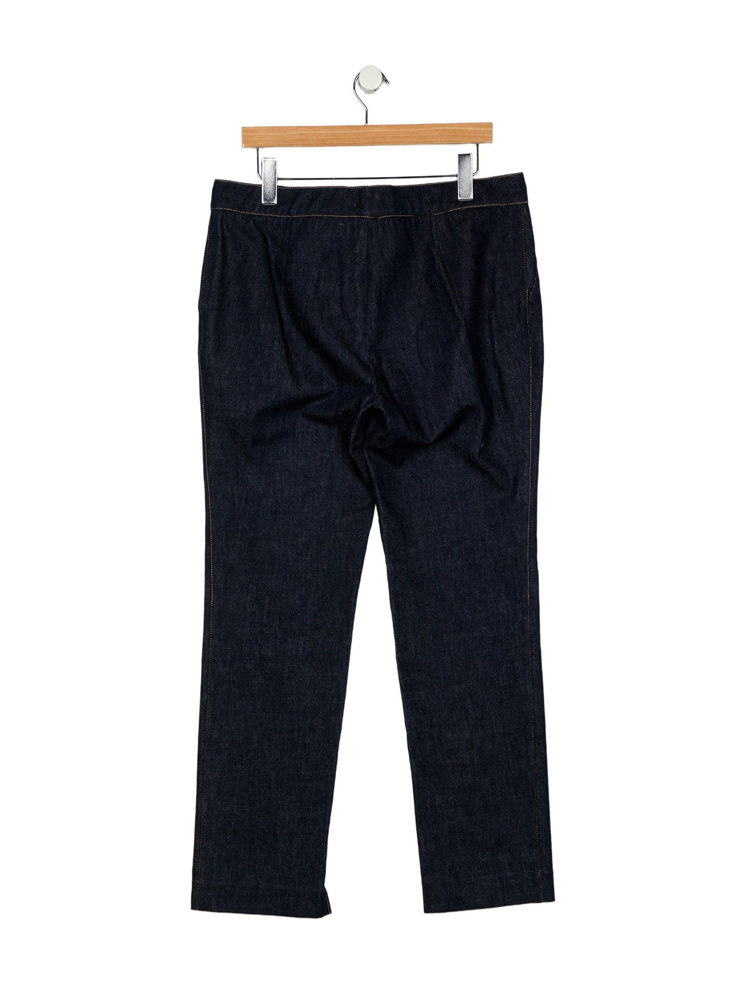 Ralph Lauren Purple Label High-Rise Straight Leg Jeans