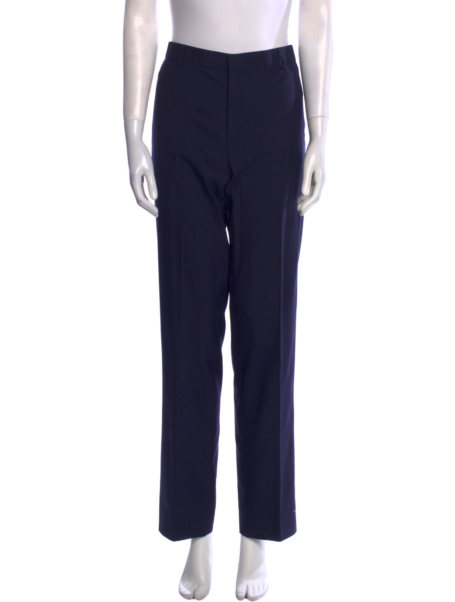 Ralph Lauren Purple Label Wool Straight Leg Pants