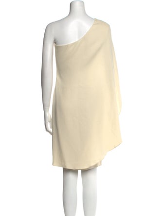 Ralph Lauren Purple Label One-Shoulder Mini Dress