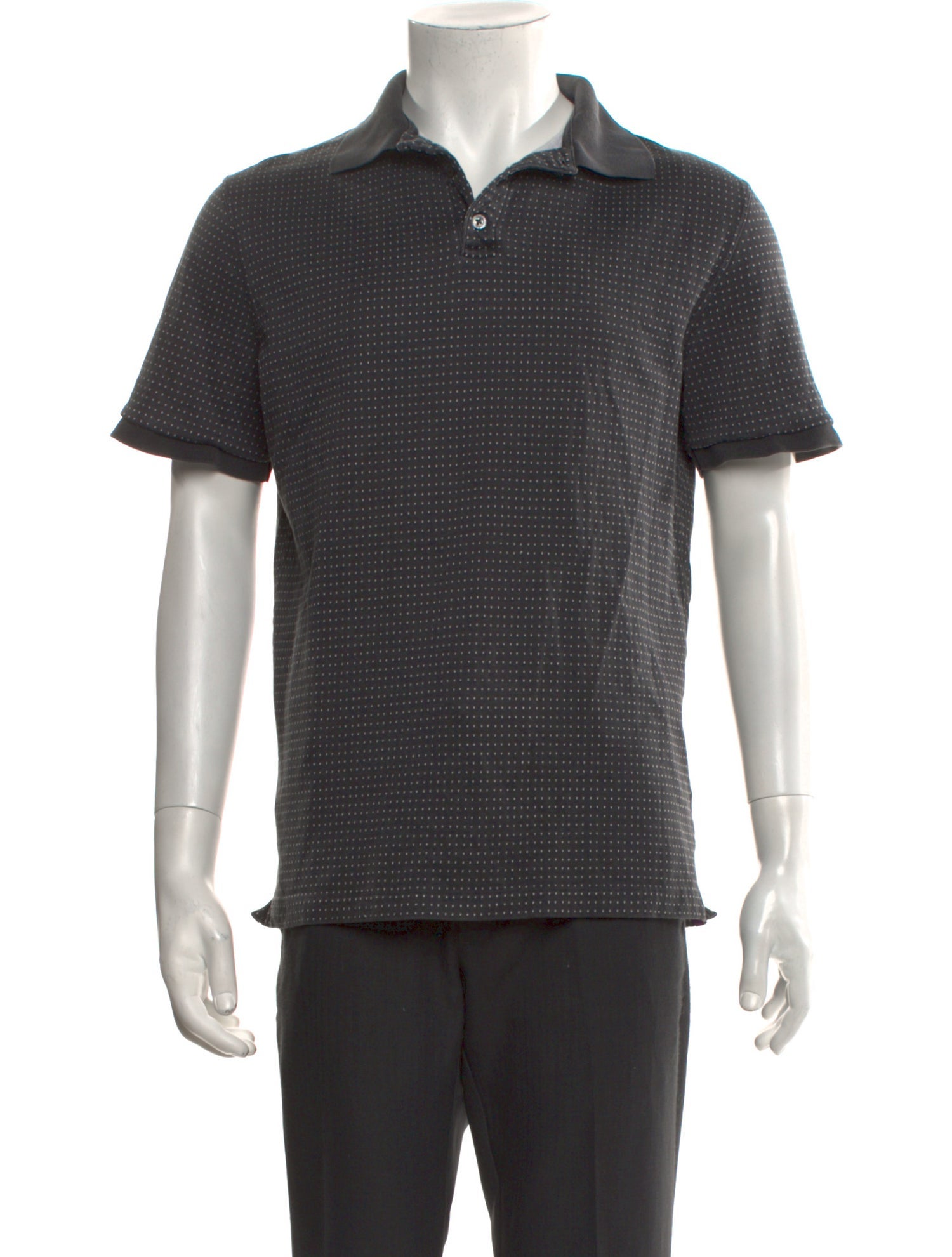 Ralph Lauren Purple Label Crew Neck Short Sleeve Polo Shirt