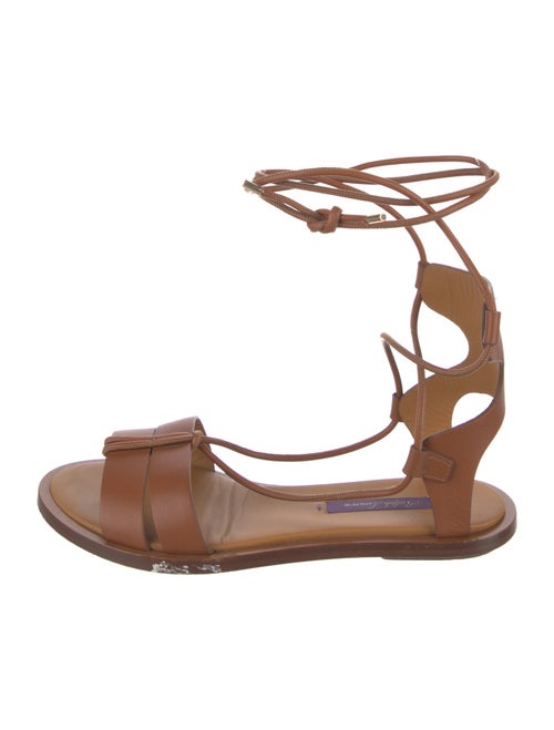 Ralph Lauren Purple Label Leather Gladiator Sandals
