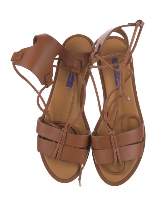 Ralph Lauren Purple Label Leather Gladiator Sandals