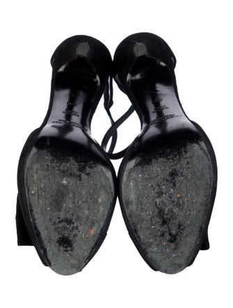 Ralph Lauren Purple Label Suede D'Orsay Pumps