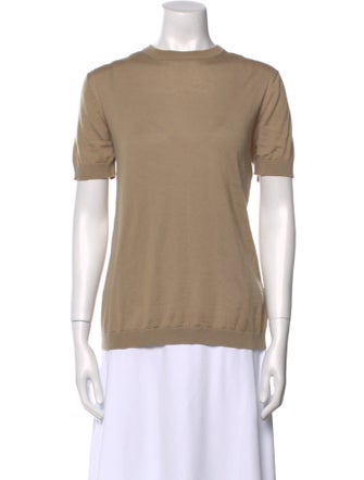 Ralph Lauren Purple Label Cashmere Crew Neck T-Shirt