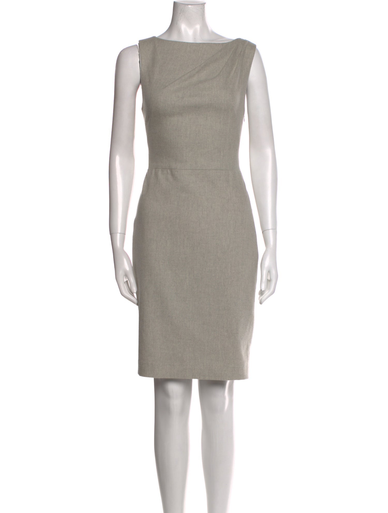 Ralph Lauren Purple Label Merino Wool Knee-Length Dress