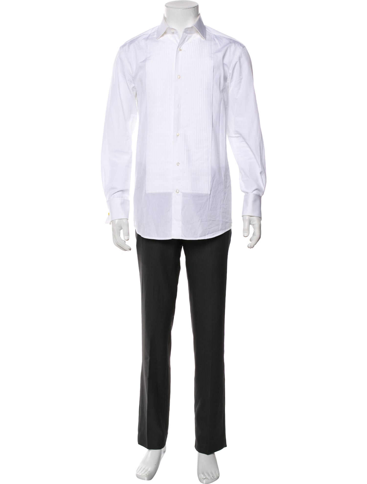 Ralph Lauren Purple Label Long Sleeve Tuxedo Shirt