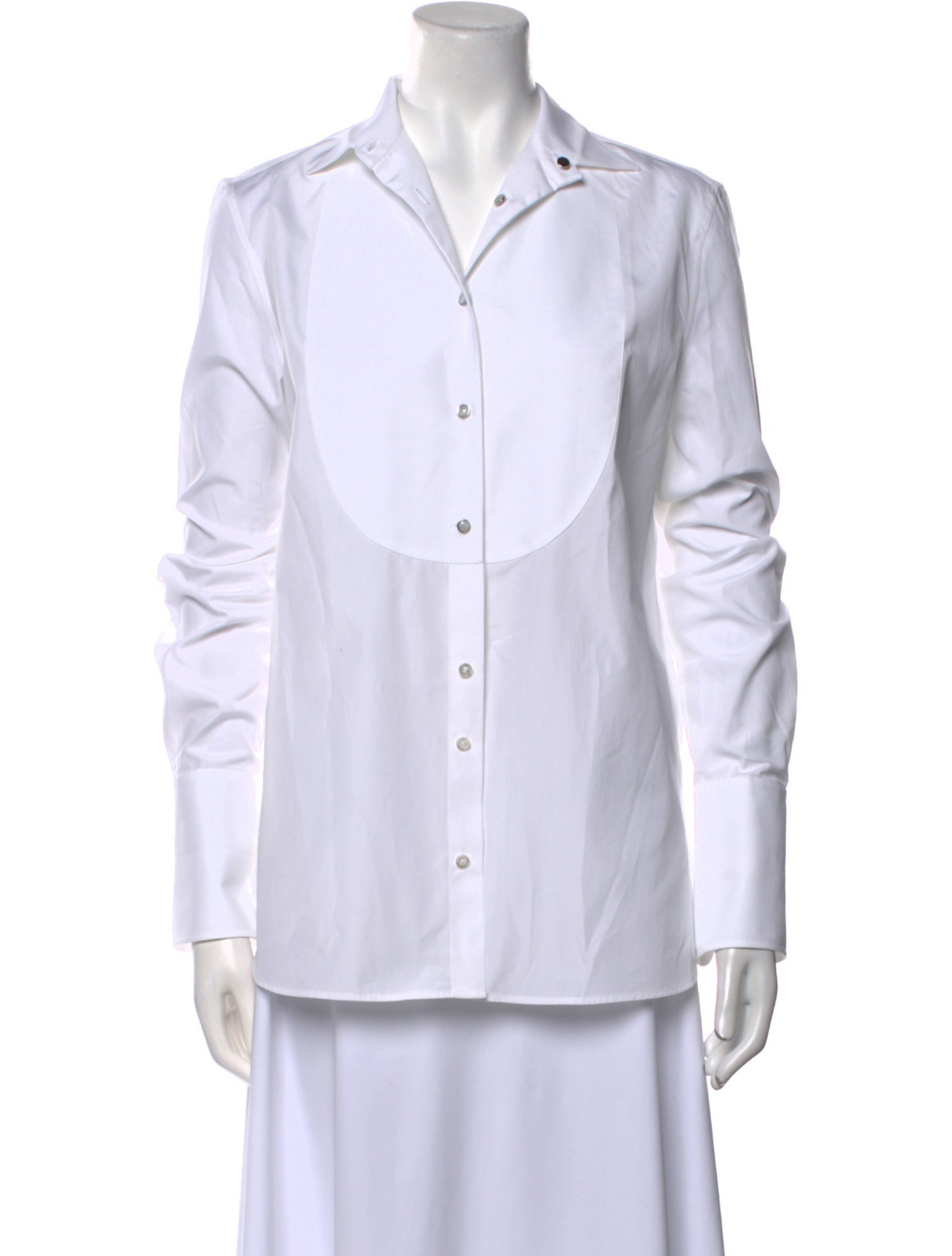 Ralph Lauren Purple Label Long Sleeve Button-Up Top