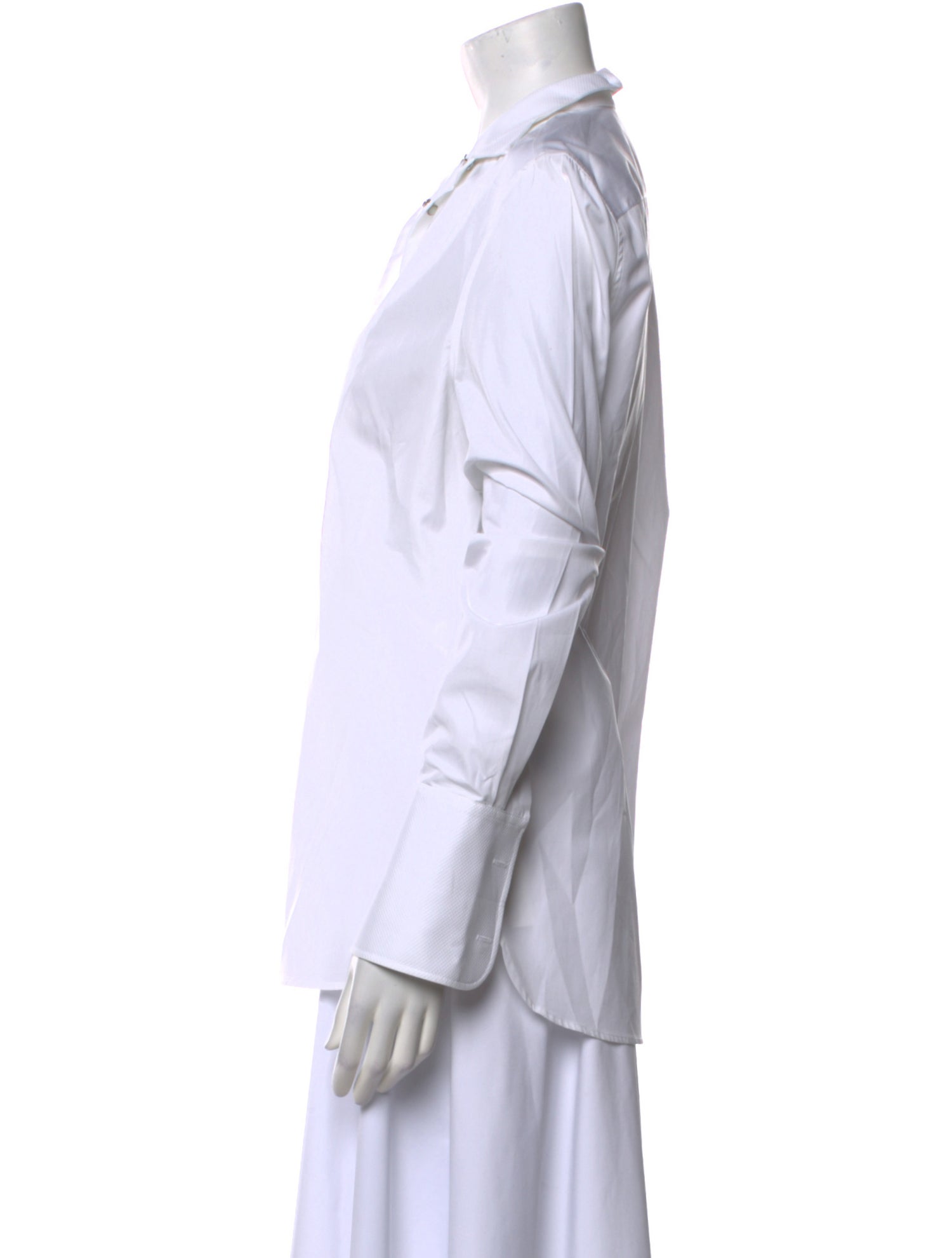 Ralph Lauren Purple Label Long Sleeve Button-Up Top