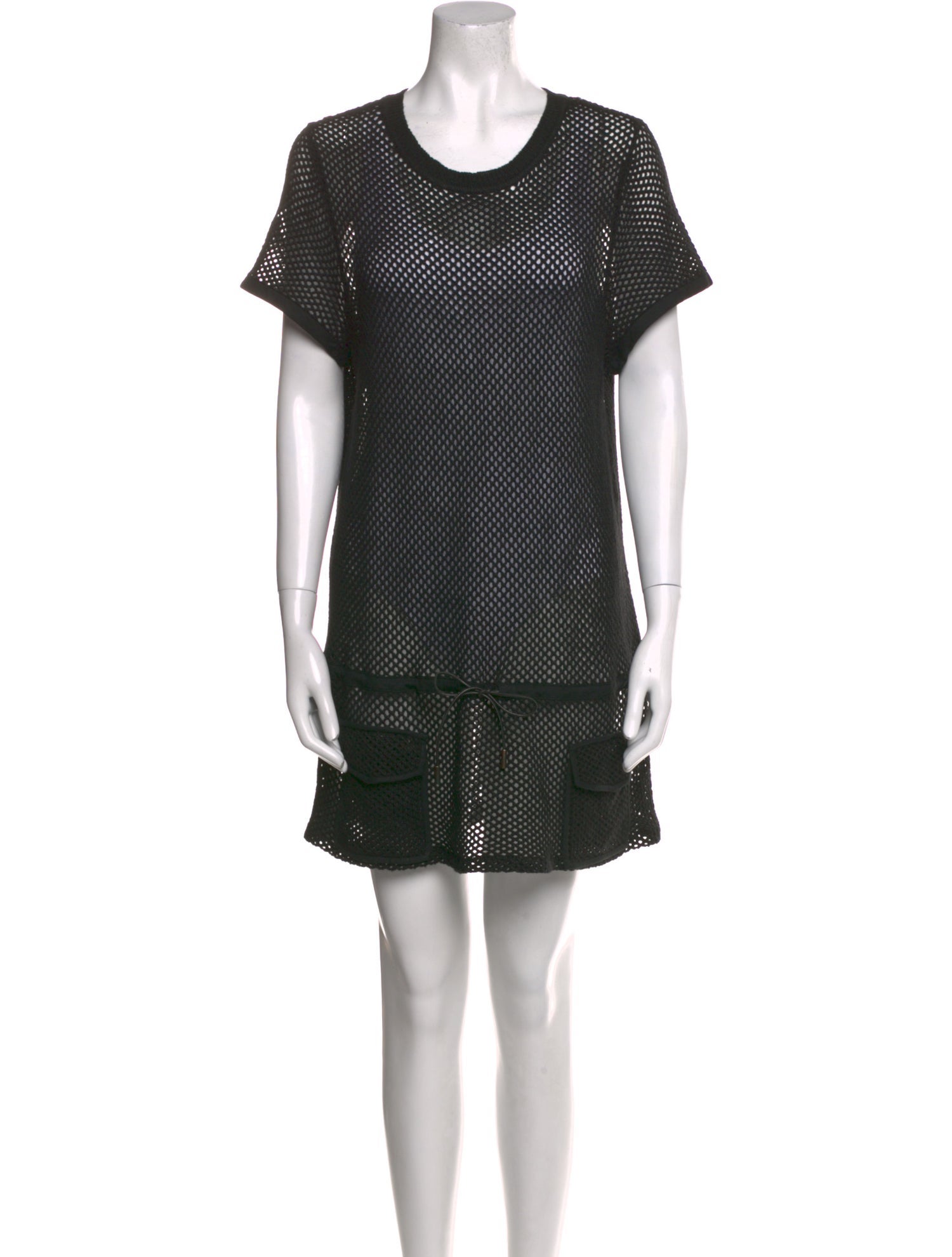 Ralph Lauren Purple Label Scoop Neck Mini Dress