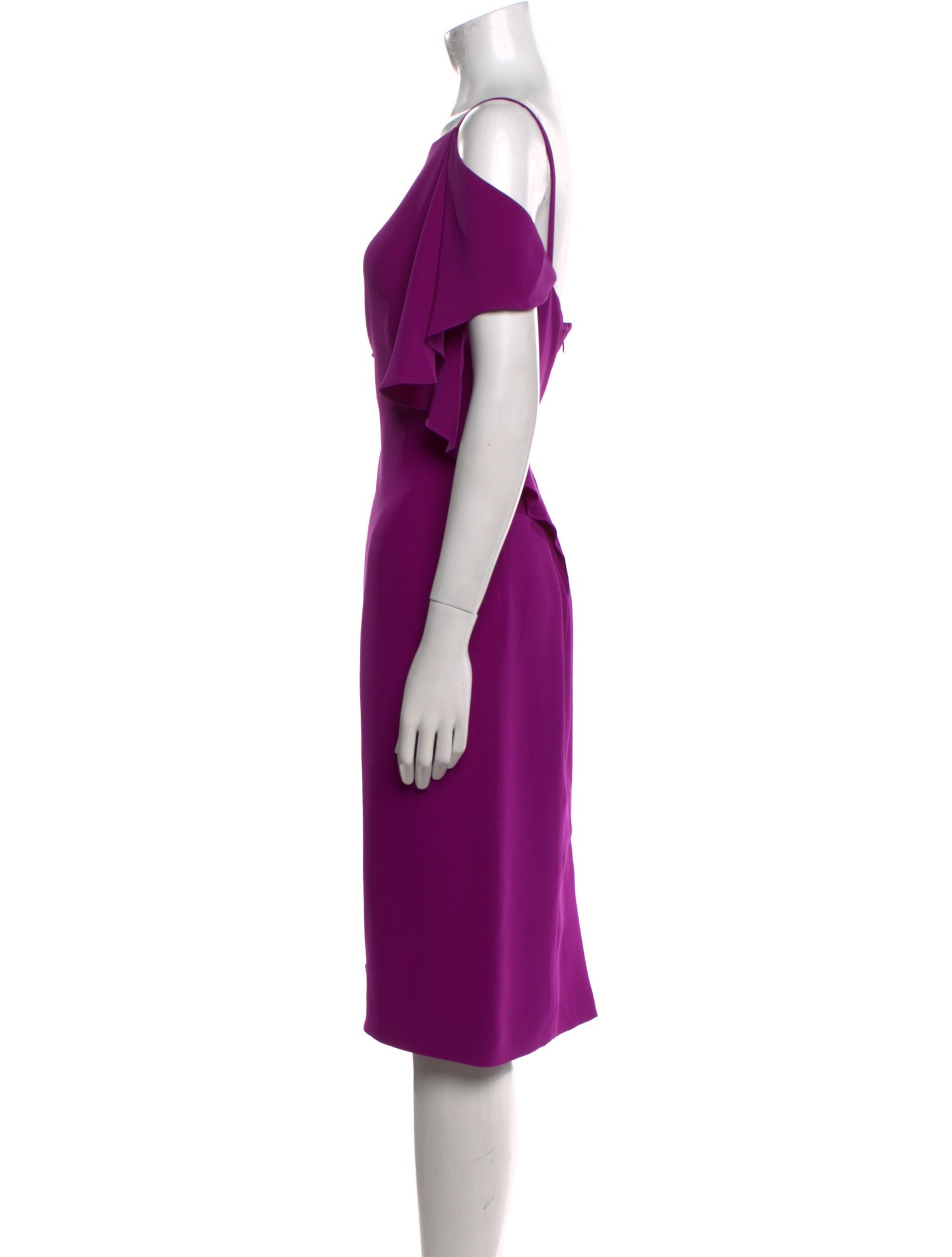 Ralph Lauren Purple Label Silk Midi Length Dress