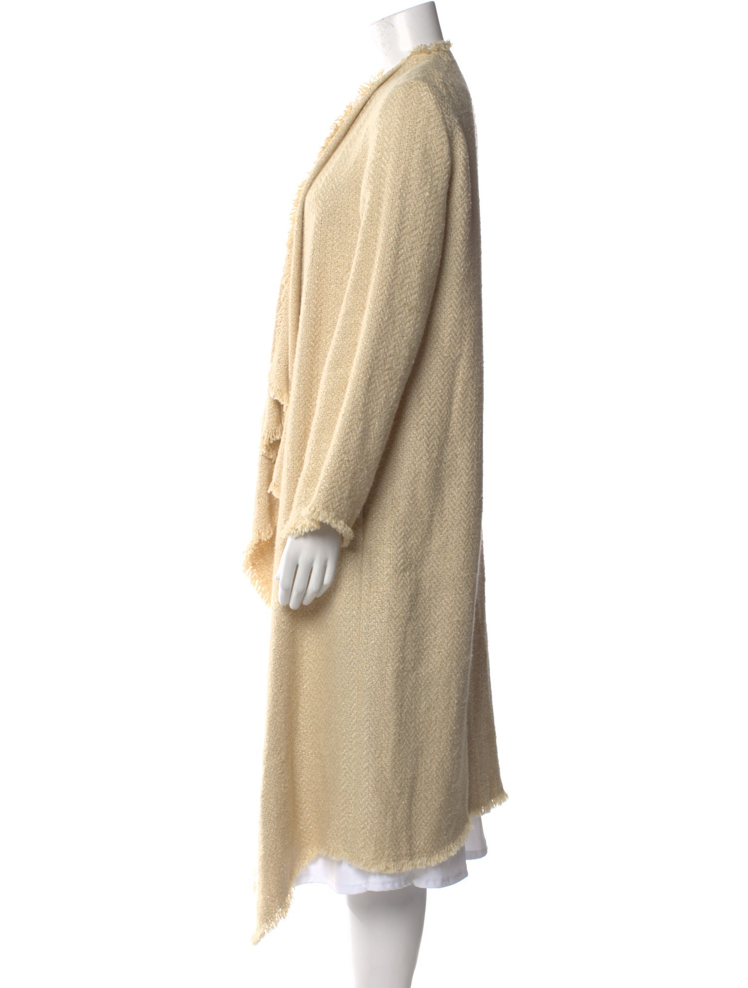 Ralph Lauren Purple Label Silk Open Front Sweater