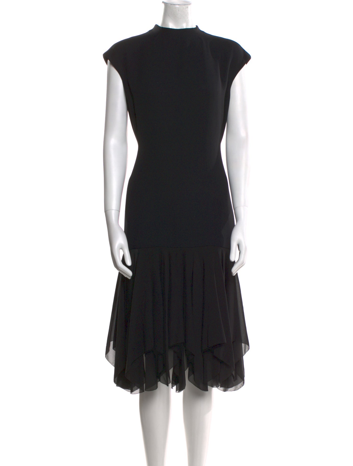 Ralph Lauren Purple Label Silk Midi Length Dress