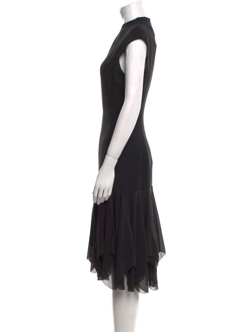 Ralph Lauren Purple Label Silk Midi Length Dress