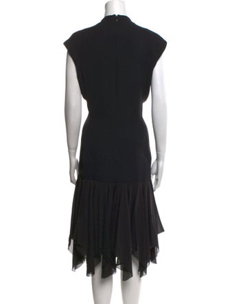 Ralph Lauren Purple Label Silk Midi Length Dress