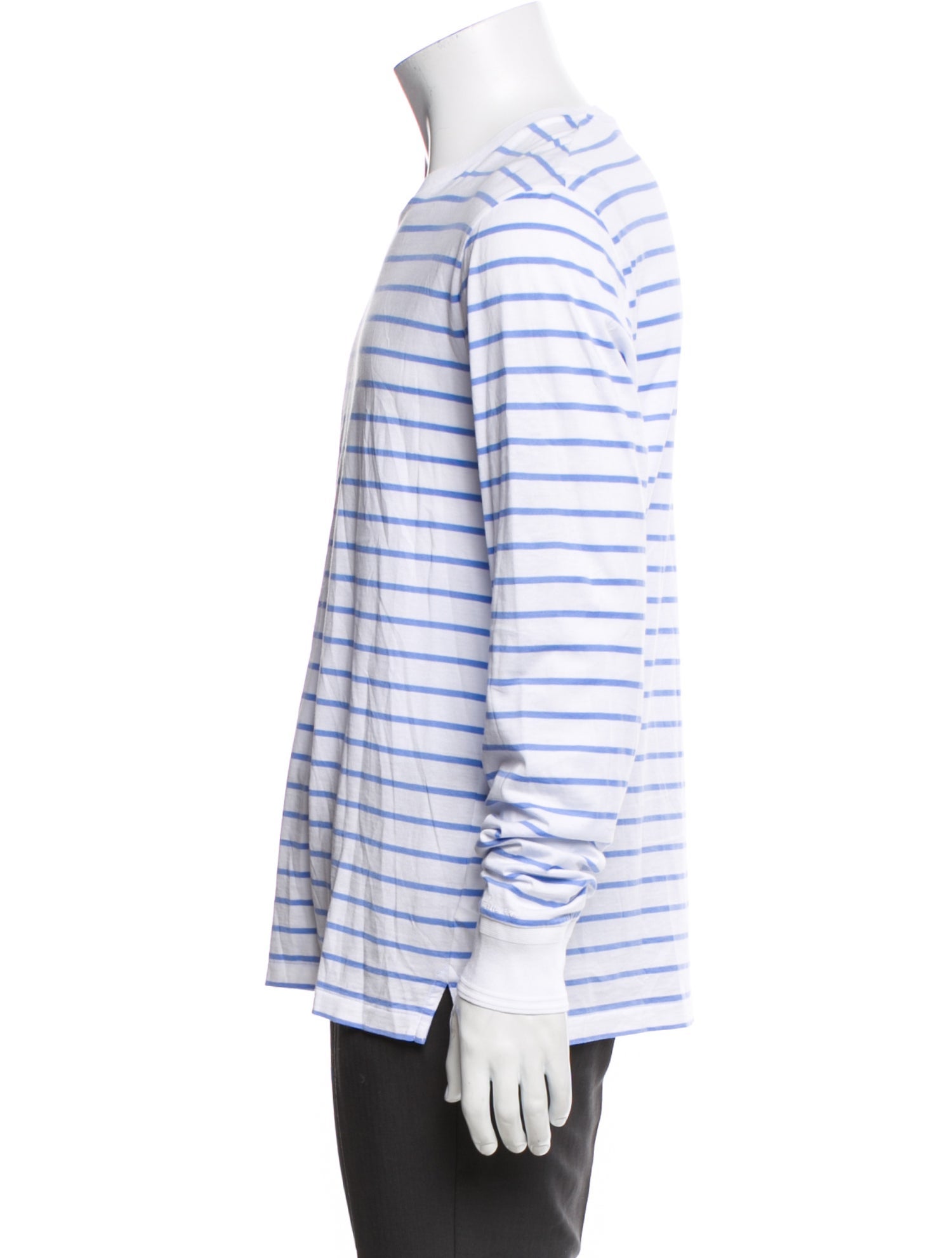 Ralph Lauren Purple Label Striped Crew Neck T-Shirt