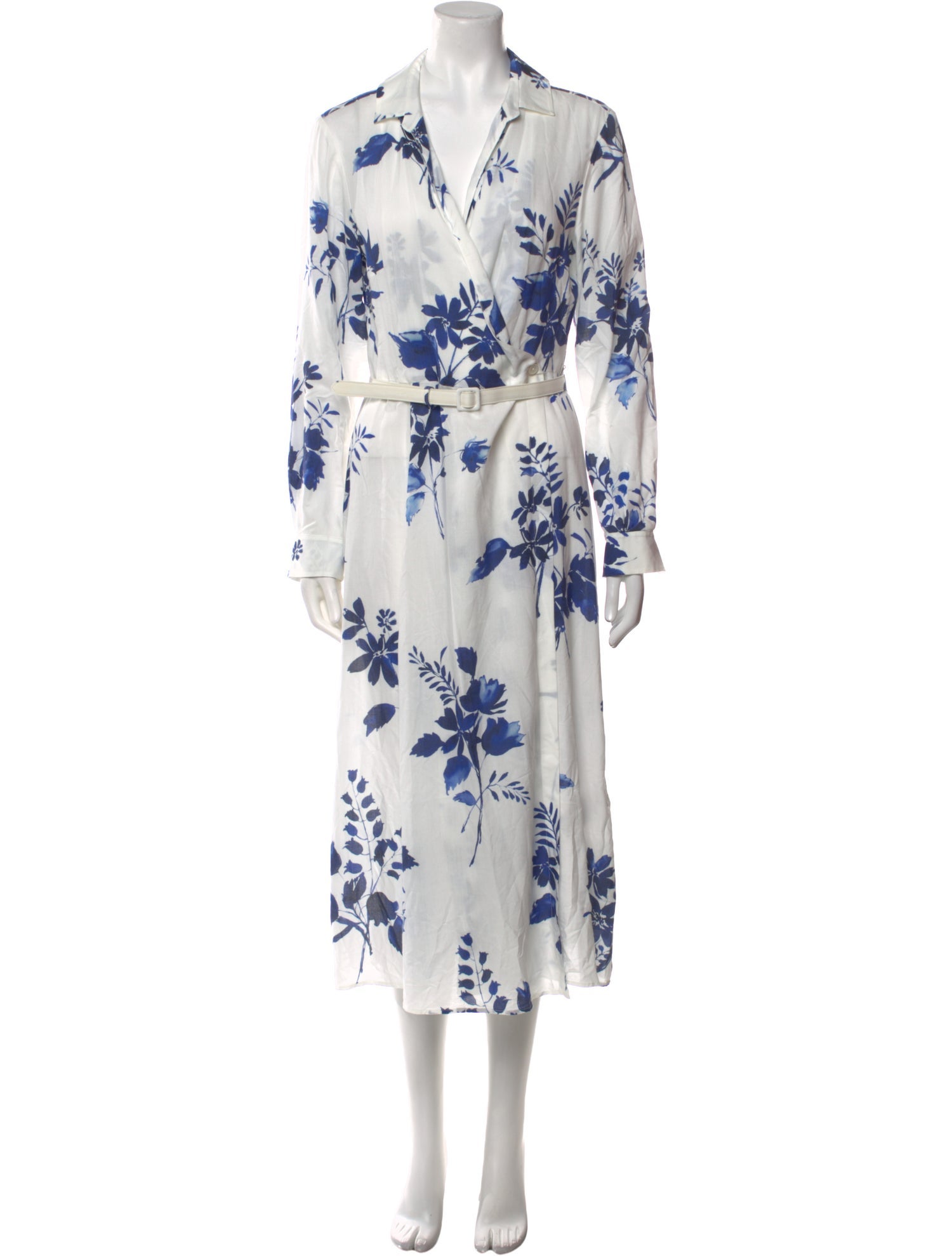 Ralph Lauren Purple Label Silk Midi Length Dress