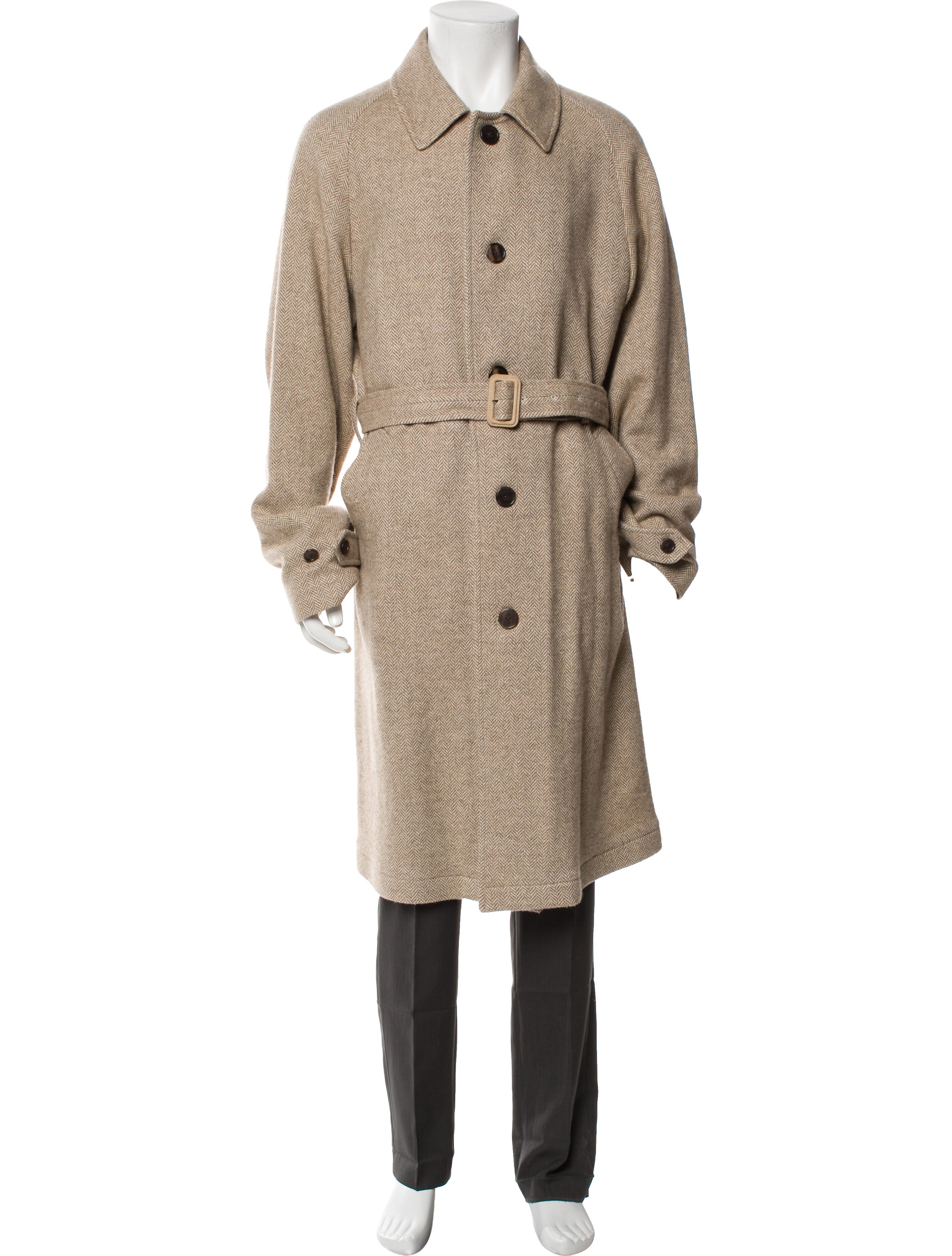Ralph Lauren Purple Label Wool Trench Coat