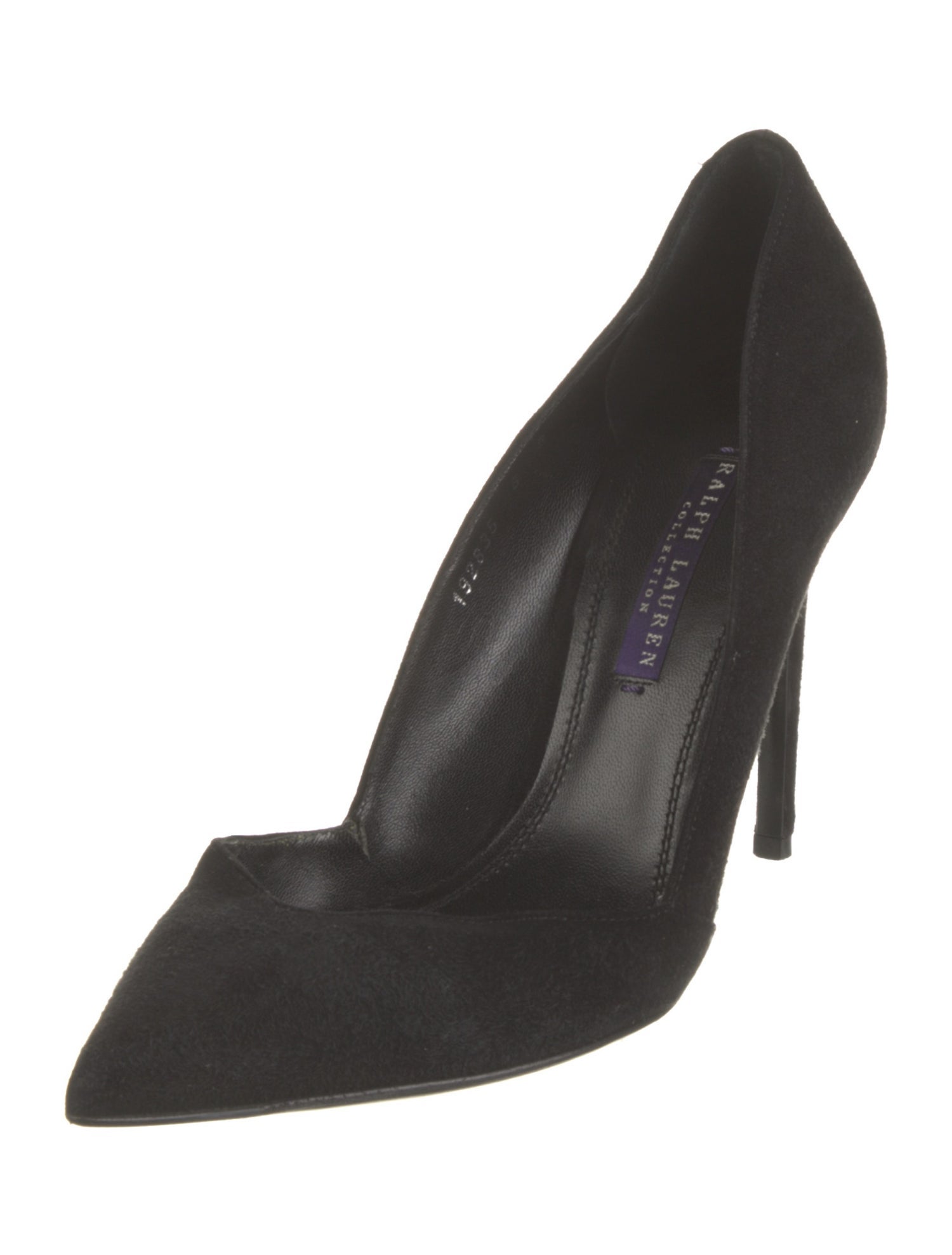 Ralph Lauren Purple Label Suede D'Orsay Pumps