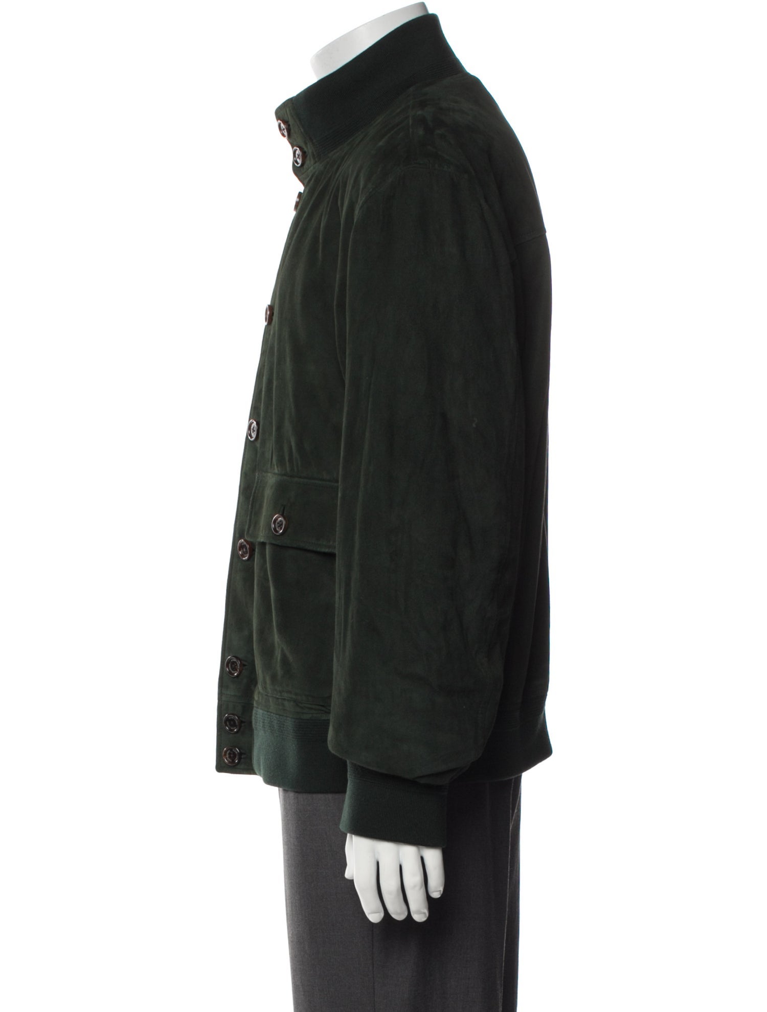 Ralph Lauren Purple Label Lamb Suede Utility Jacket