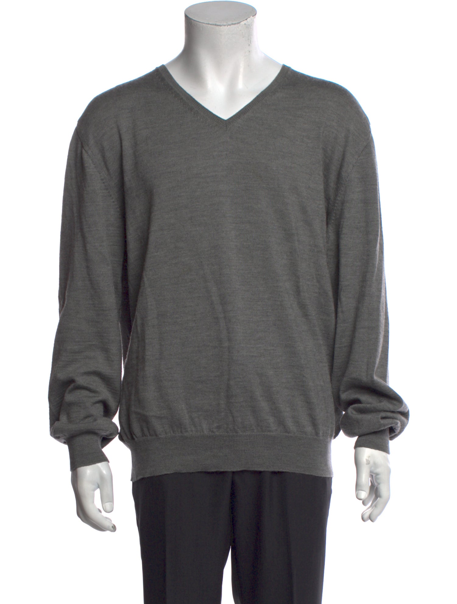 Ralph Lauren Purple Label Merino Wool V-Neck Pullover