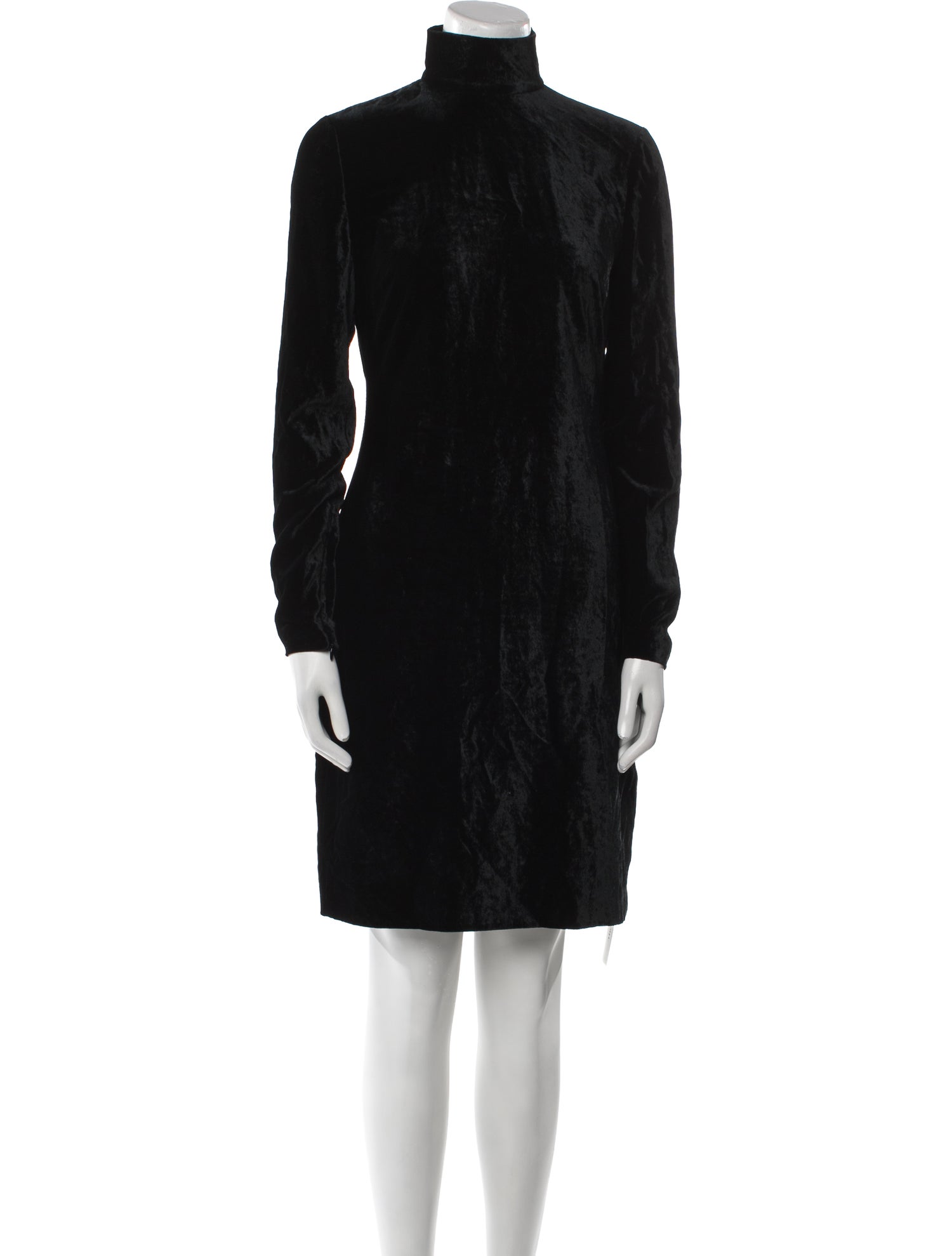 Ralph Lauren Purple Label Turtleneck Knee-Length Dress