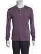 Ralph Lauren Purple Label Crew Neck Long Sleeve Henley