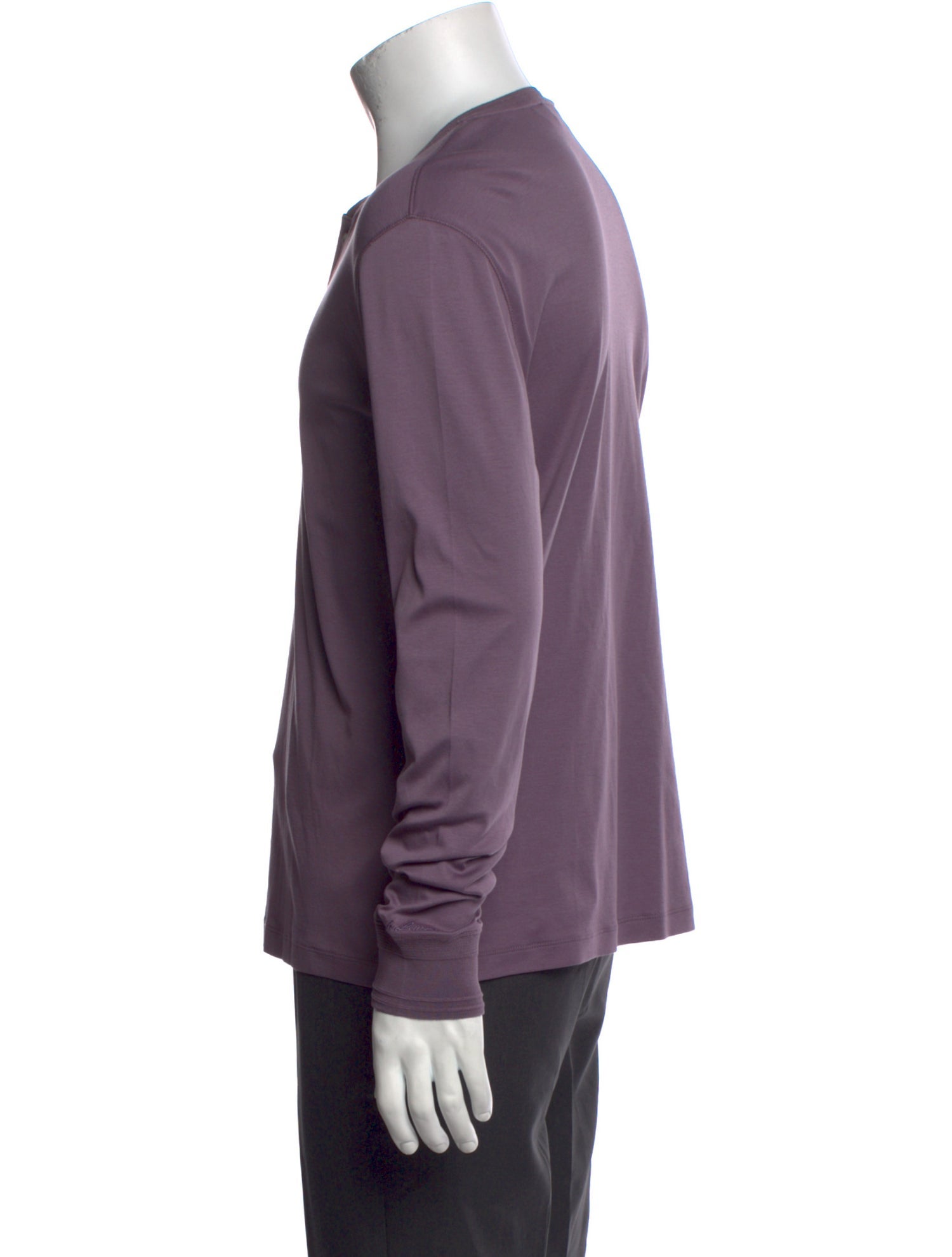 Ralph Lauren Purple Label Crew Neck Long Sleeve Henley