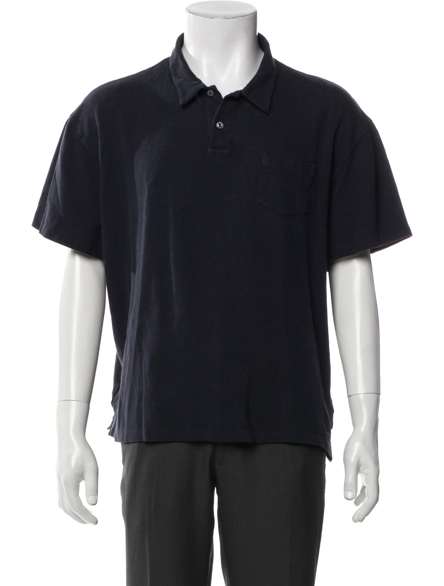 Ralph Lauren Purple Label Crew Neck Short Sleeve Polo Shirt