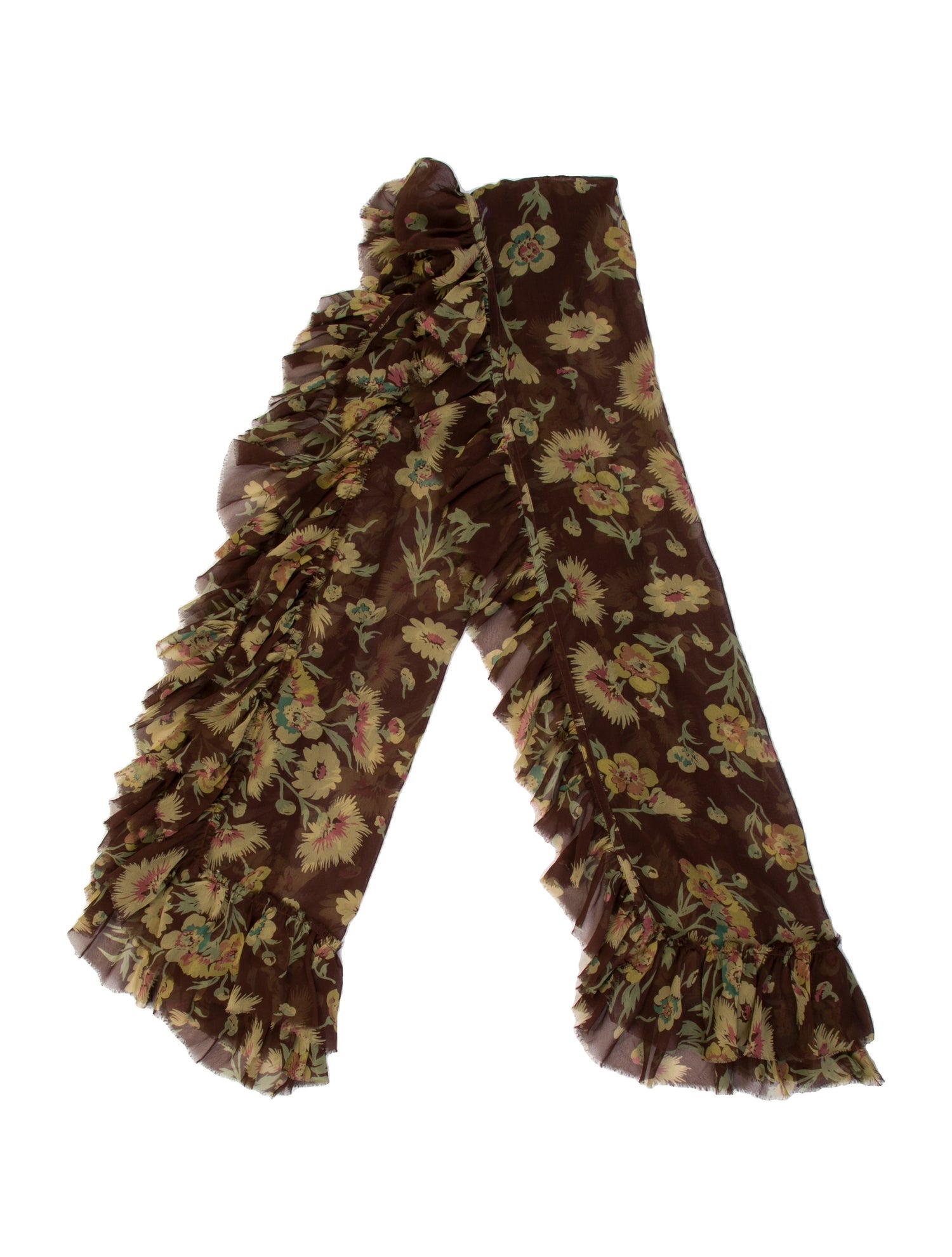 Ralph Lauren Purple Label Silk Printed Scarf