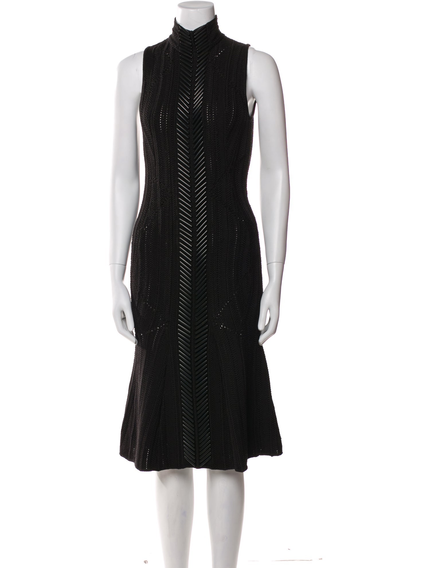 Ralph Lauren Purple Label Silk Midi Length Dress