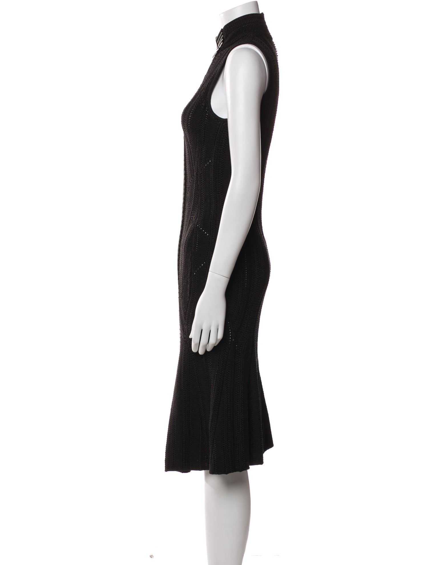 Ralph Lauren Purple Label Silk Midi Length Dress