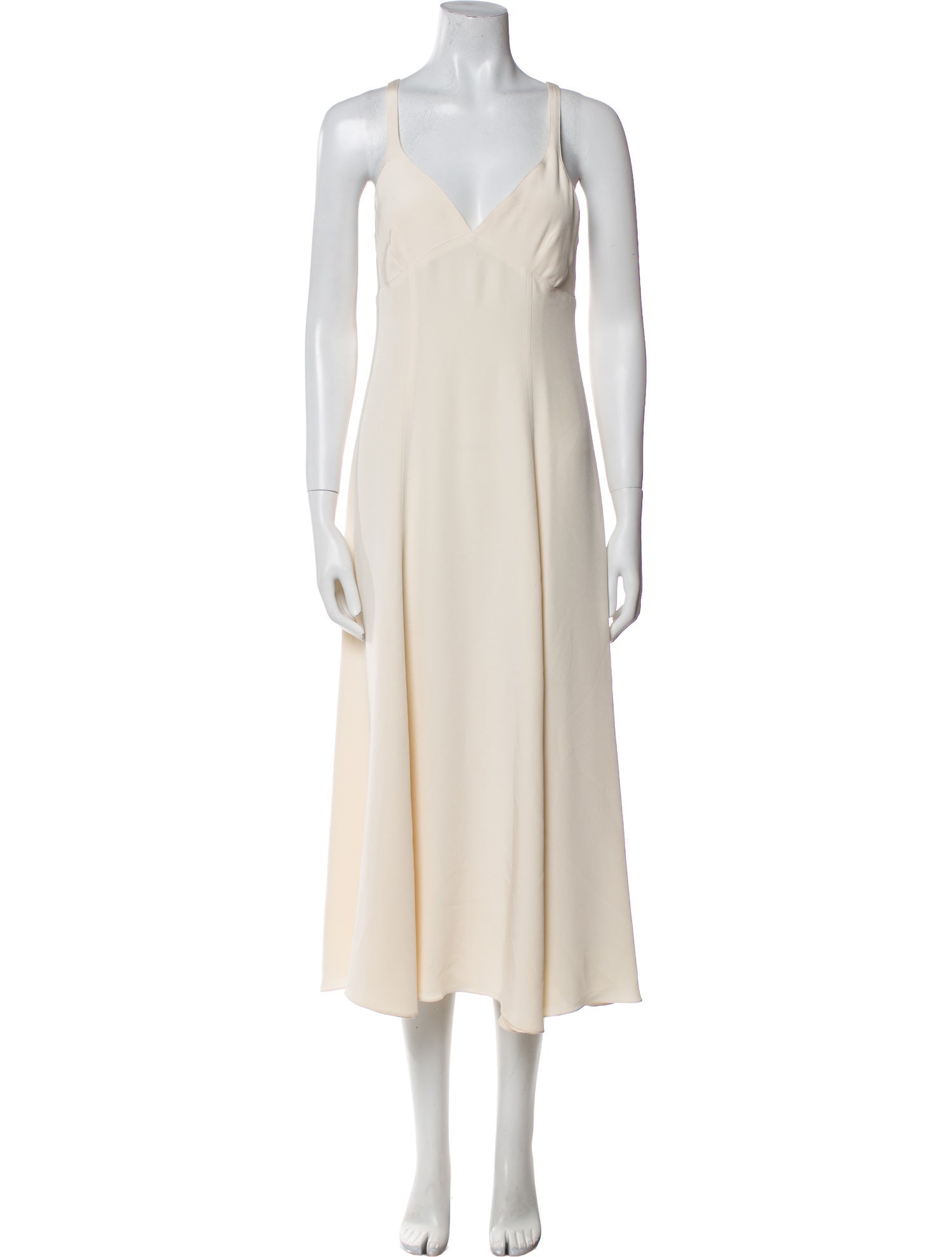 Ralph Lauren Purple Label Silk Midi Length Dress