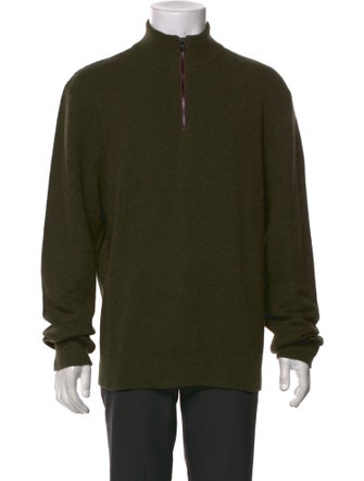 Ralph Lauren Purple Label Cashmere Mock Neck Pullover