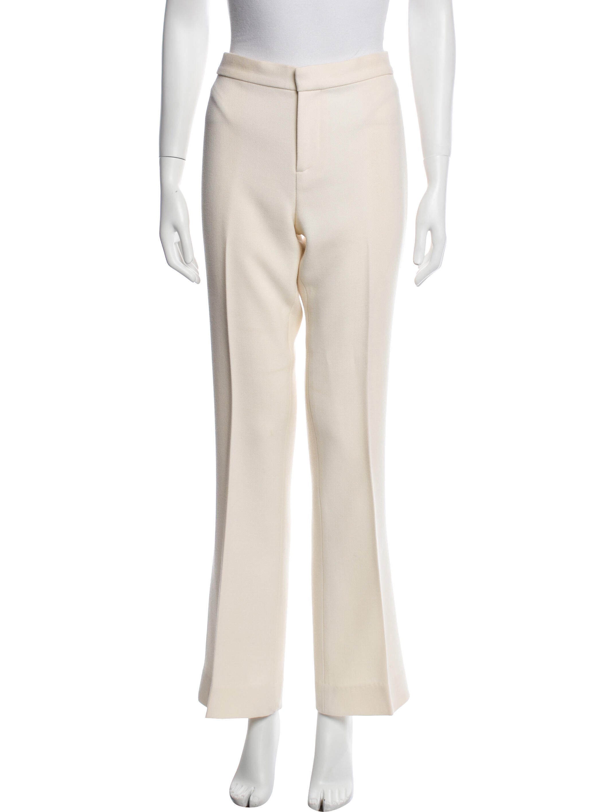 Ralph Lauren Purple Label Wool Wide Leg Pants